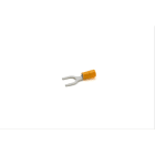 CEMBRE - Capocorda a forcella preisolato in policarbonato giallo per conduttori in rame, halogen free, vite 8mm sezione 4-6 mmq.