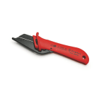 CEMBRE - Coltello isolato per cavi, lama dritta intercambiabile. HB10