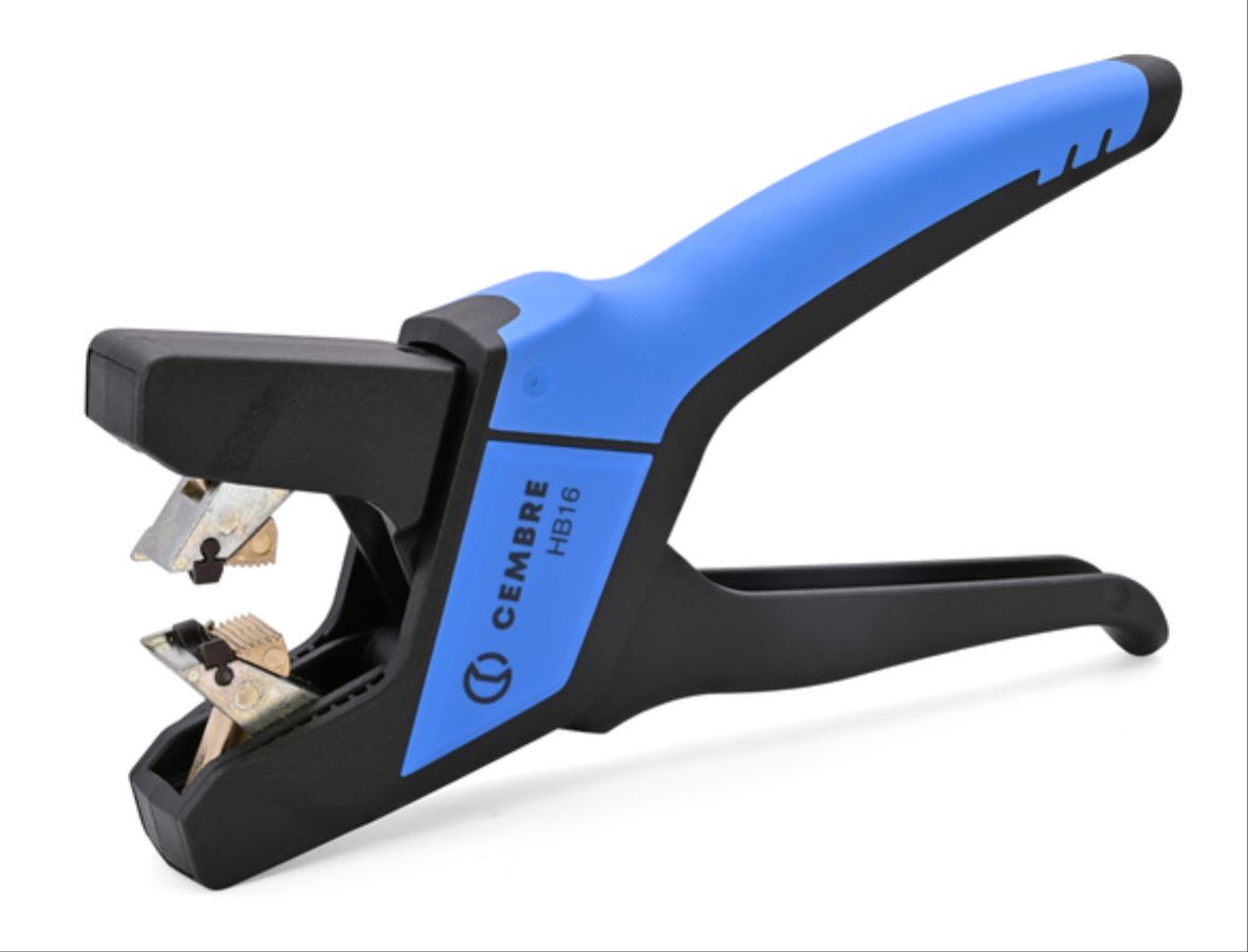 CEMBRE - Spelafili per fili diametro da 4,4 a 7mm, pinza serie HB per cavi di Ø da 4,4 a 7mm.