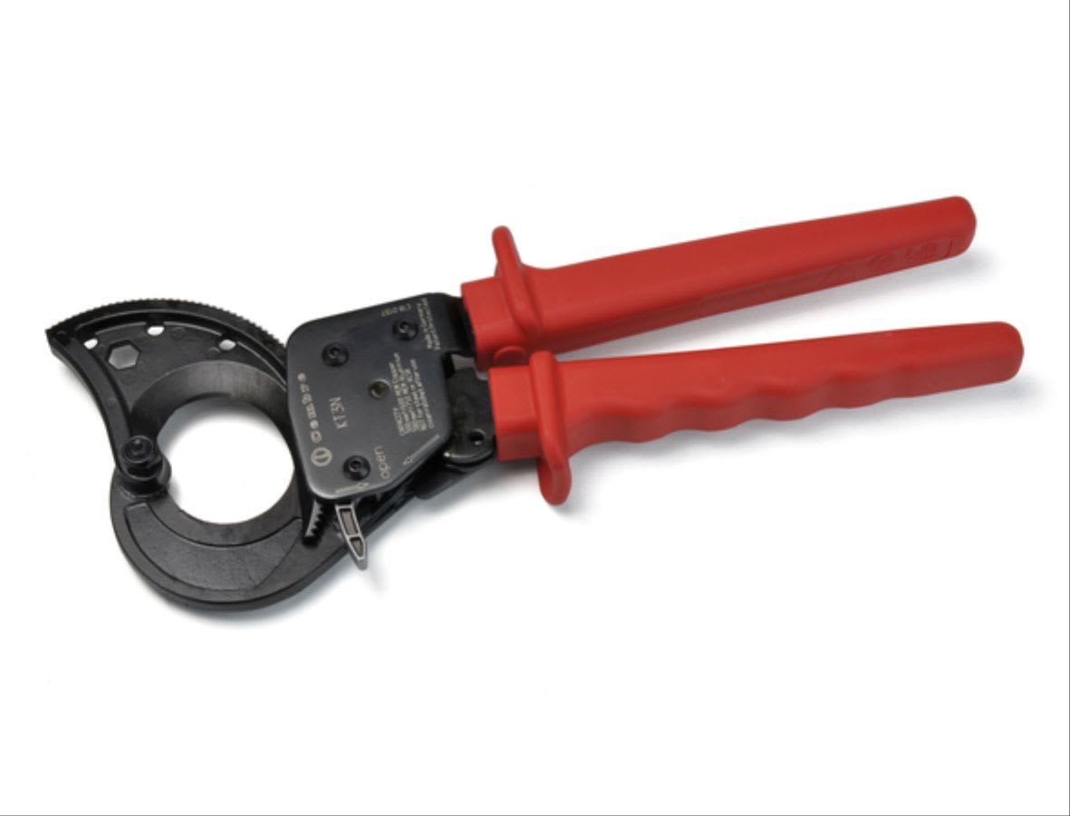 CEMBRE - Utensile a cricchetto tranciacavi DMAX=3, serie KT, per cavi in Cu e Al con Ø massimo fino a 34mm, non idoneo per cavi classe 5 e 6, ACSR, cavi armati o acciaio.