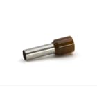 CEMBRE - Tubetto preisolato in PA6, marrone, sez. 25mmq P=22mm per conduttori flessibili in rame.