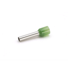 CEMBRE - Tubetto preisolato terminale in PA6 verde per conduttori flessibili in rame, sezione 6mmq passo 18mm.