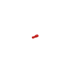 CEMBRE - INNESTO FEMMINA ROSSO 4,8X0,8 TUTTO ISOL