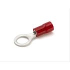 CEMBRE - Capocorda ad occhiello preisolato in PVC rosso per conduttori in rame, vite 6mm sezione 0,25-1,5 mmq.