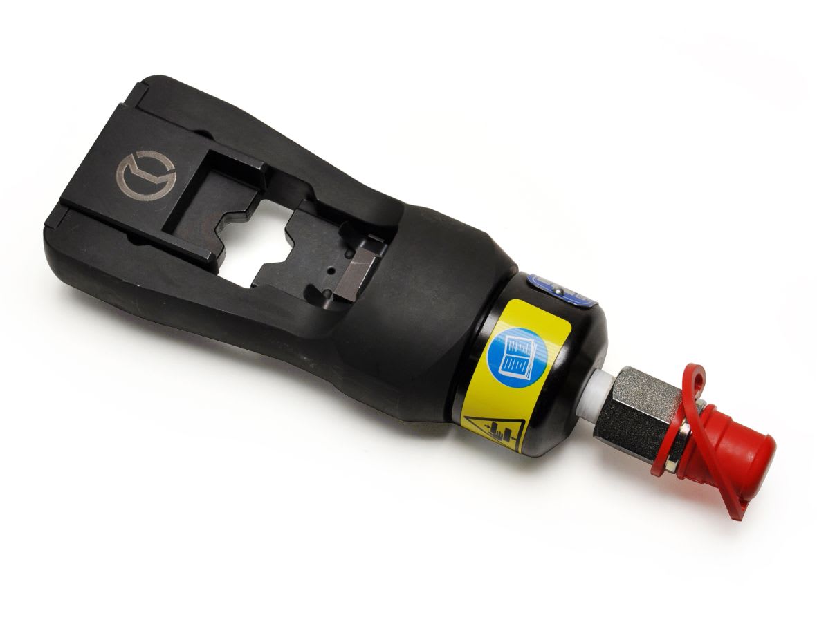 CEMBRE - Testa oleodinamica chiusa da 50kN per la compressione, per connettori elettrici fino a 300 mmq.