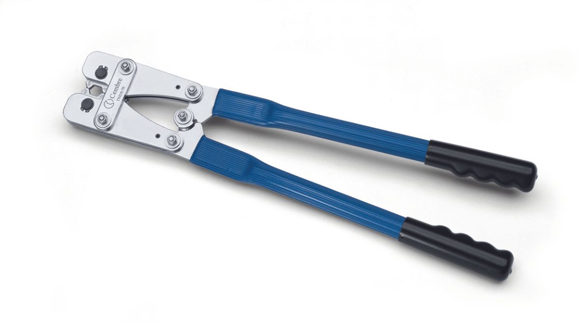 CEMBRE - Utensile meccanico per la compressione, serie TND, per connettori elettrici non isolati secondo DIN 46235 e DIN 46267 T.1 da 6 a 70 mmq.