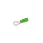 CEMBRE - Capocorda ad occhiello preisolato in policarbonato verde per conduttori in rame halogen free vite 4mm sezione 0,2-0,5 mmq.
