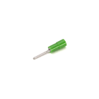 CEMBRE - Capocorda verde puntale tondo preisolato in policarbonato per conduttori in rame, halogen free, sezione 0,2-0,5 mmq, P=9,8mm.