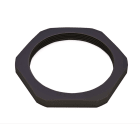 CEMBRE - Controdado in poliammide PA6.6 M63x1,5 nero RAL 9005. 1163N