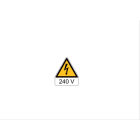 CEMBRE - ETICH.AVVERTIMENTO WST-TSW LATO=50 + TESTO