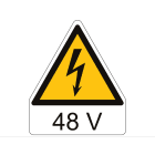 CEMBRE - ETICH.AVVERTIMENTO WST-TSW LATO=50MM+TESTO