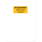 CEMBRE - ETICH.AVVERTIMENTO WST-OTY 25X50MM.+TESTO