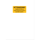 CEMBRE - ETICH.AVVERTIMENTO WST-OTY 50X100MM.+TESTO
