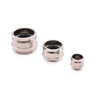 CEMBRE - Pressacavo ottone nichelato con guarnizione in gomma NR 55 sh A, M25x1,5, IP54.