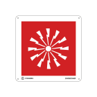 CEMBRE - TARG.ALL.FS-FA 120X120MM.ALLARME ANTINCEND.