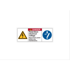 CEMBRE - ETICH.VS-I135 PER IMP.ELETTR.62X155 INGLESE