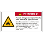 CEMBRE - TARG.ALL.VS-I151 125X350MM.NON USARE ACQUA.