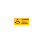 CEMBRE - TICH. AVVERTIMENTO WST-LAY 52X105MM.+TESTO