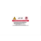 CEMBRE - ETICH.VS-I80 PER IMP.ELETTR.70X120 OLANDESE