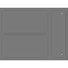 CEMBRE - ETICH.DI SICUREZZA MG-SAT-C GRIGIO 52X105MM