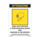 CEMBRE - TARG.ALL.SD-SC 300X200 MM.VIDEOSORVEGLIANZA