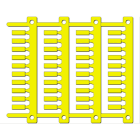 CEMBRE - TAR.SEGNAC.MG-TDM-01 4X12MM.GIALLO 4 STELI