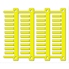 CEMBRE - TARGH.SEGNACAVO MG-TDMO-03 4X16 GIALLO
