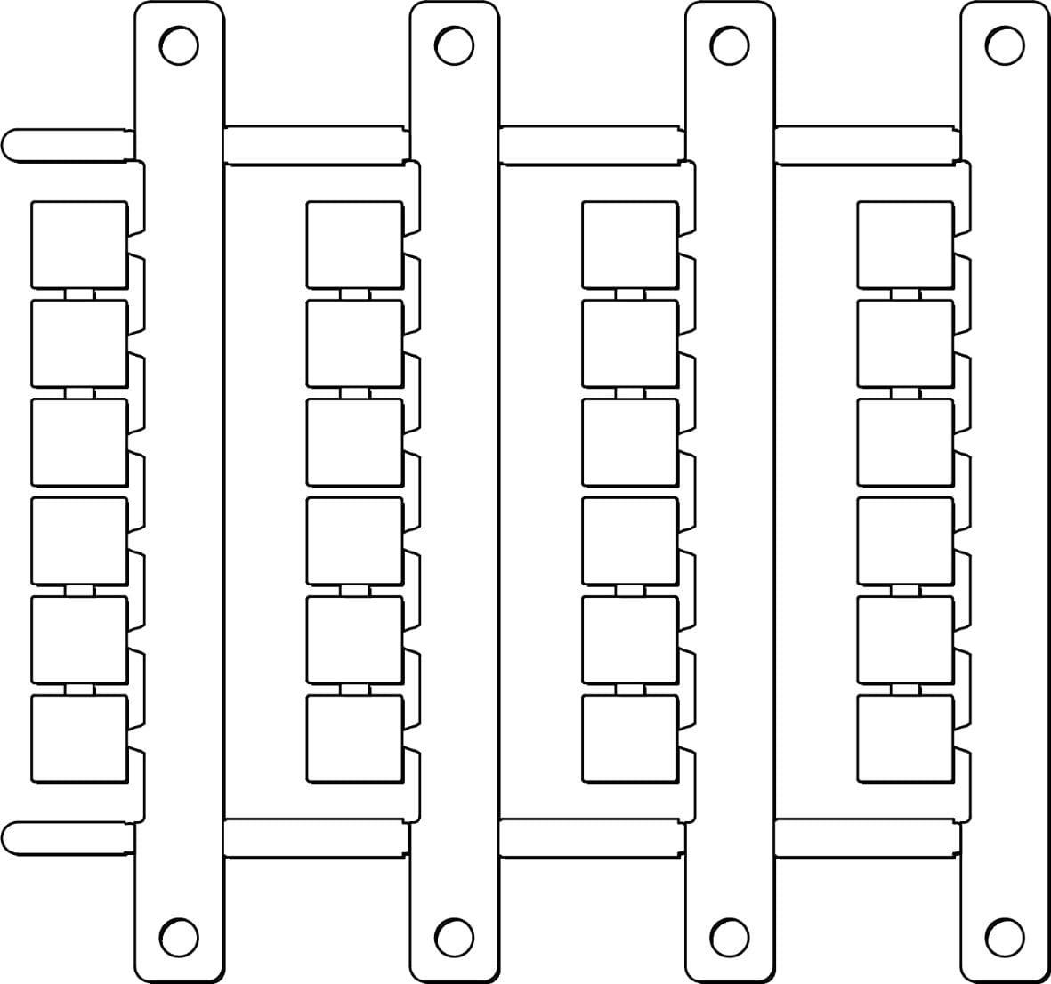 CEMBRE - TARG. MG-CPM-04 10X10 BIANCO M