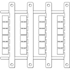 CEMBRE - TARG. MG-CPM-04 10X10 BIANCO M
