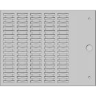 CEMBRE - TARGHETTA MG-TPMF GRIGIO 4X12MM X TUBETTI