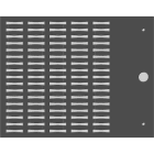 CEMBRE - TARGHETTA MG-TPMF NERO 4X12MM X TUBETTI
