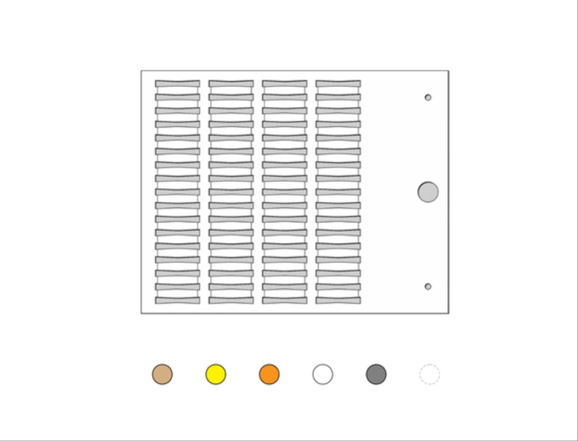 CEMBRE - TARG.MG-TPMF-HF ARANCIO 4X15MM HALOGEN FREE
