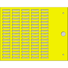 CEMBRE - TARGHETTA MG-TPMF GIALLA 4X15MM X TUBETTI