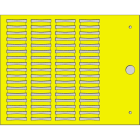 CEMBRE - TARGHETTA MG-TPMF GIALLA 4X20MM X TUBETTI