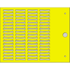 CEMBRE - TARGHETTA MG-TPMF GIALLA 4X18MM X TUBETTI