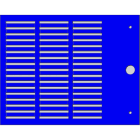 CEMBRE - TARGHETTA MG-TPMF BLU 4X30MM X TUBETTI