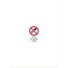 CEMBRE - ETICH.DIVIETO PST-PSW DIM.105X74 MM.+TESTO