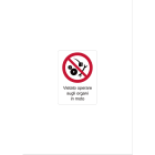 CEMBRE - ETICH.DIVIETO PST-PSW DIM.148X105MM.+TESTO
