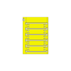CEMBRE - TARGH.ETF-ROLL HALOGEN FREE GIALLA 13X57 MM