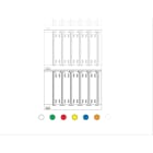 CEMBRE - TARGH.ETF-ROLL HALOGEN FREE VERDE 13X57 MM