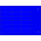 CEMBRE - TARGHETTA MG-TAR BLU 17X40 X COMPONENTI