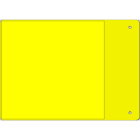 CEMBRE - Etich. MG-VYT ades.gialla in vinile 105x100