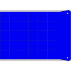 CEMBRE - ETICHETTA MG-VYT ADES. BLU IN VINILE 20X20