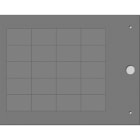 CEMBRE - TARGH.MG-TAP GRIGIO 18X27 HALOGEN FREE