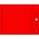 CEMBRE - TARGH.MG-TAP  ROSSO 15X17 X CAVI/COMP.