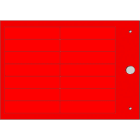 CEMBRE - TARGH.MG-TAP  ROSSO 15X67 X CAVI/COMP.