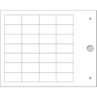 CEMBRE - Targhetta MG-TAP bianca 15x27 x cavi/comp.