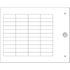 CEMBRE - Targh.MG-TAP bianco 8,2x27 porta-targhe Tel