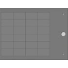 CEMBRE - TARGH.MG-TAP GRIGIO 16,3X27,3 HALOGEN FREE