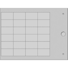 CEMBRE - TARG.MG-TAP GRIGIO 16,3X27,3 PORTA-TARG.ABB